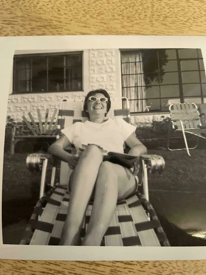 Found Today. My Grandma Living Her Best Life Pre Kids