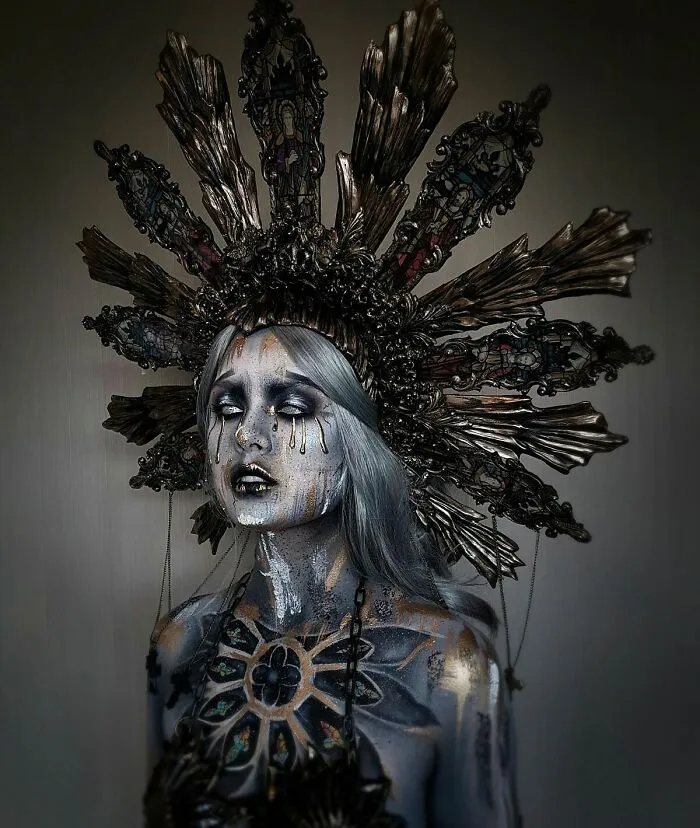 Joyce Spakman Uses Makeup To Create Dark Characters