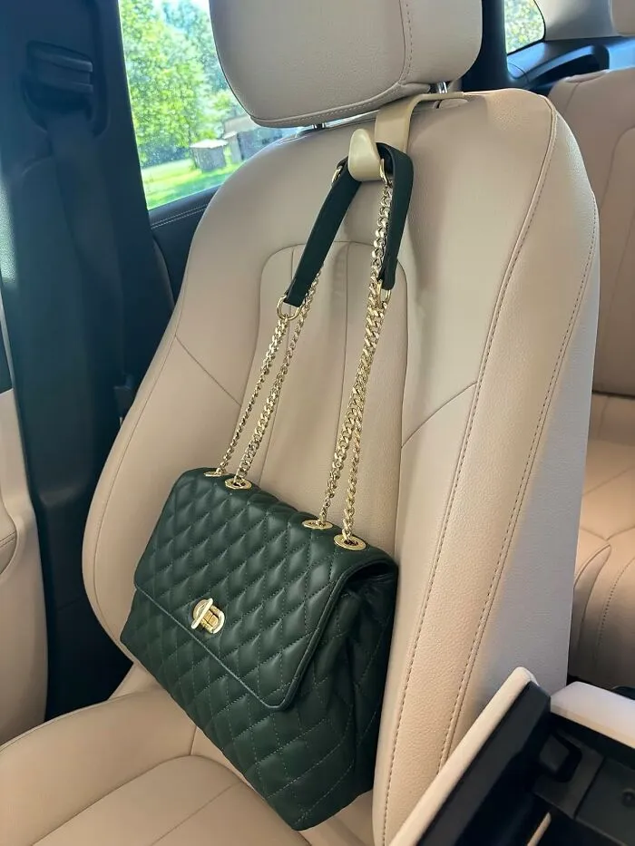 That Thing You Keep Meaning To Buy To Stop Your Purse From Tumbling Into The Abyss Of The Passenger Footwell Is Probably This <a Style="Display:inline;" Href="Https://Www.amazon.com/Amooca-Headrest-Organizer-Uiversal-Universal/Dp/B07sgbr7t8?ie=utf8&th=1&linkcode=ll1&tag=bpseahorse-20&linkid=3f569acaca34ed32fc8b79b07bf1b139&language=en_us&ref_=as_li_ss_tl" Target="_blank"><span Style="Font: Inherit; Color: #d74b1f;"> Car Seat Headrest Hook </Span>