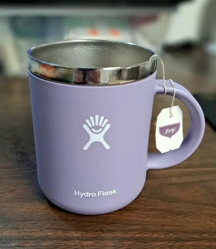 Your Beverage Will Probably Stay At The Perfect Temperature Until The Next Ice Age Inside A <a Style="Display:inline;" Href="Https://Www.amazon.com/Hydro-Flask-12-Mug-Surf/Dp/B0dq5vmynp?ie=utf8&th=1&linkcode=ll1&tag=bprhinoceros-20&linkid=9f1285118ef174b1690dc776eea2f341&language=en_us&ref_=as_li_ss_tl" Target="_blank"><span Style="Font: Inherit; Color: #d74b1f;"> Hydro Flask Insulated Mug </Span>