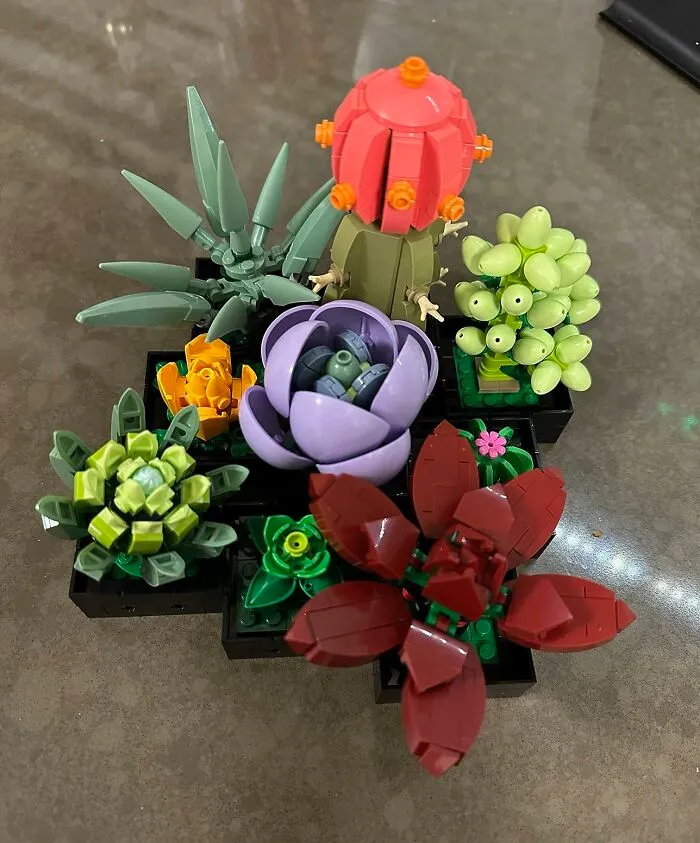Add Some Everlasting Green To Your Workspace Without Any Of The "Oh No, Did I Water It?" Stress Using These Very Grown-Up<a Style="Display:inline;" Href="Https://Www.amazon.com/LEGO-Succulents-Building-Adults-Display/Dp/B09q4gwmzq?ie=utf8&linkcode=ll1&tag=bpbuffalo-20&linkid=5fa6d7e90325c7c7832b9cfca7e2d27c&language=en_us&ref_=as_li_ss_tl" Target="_blank"> <span Style="Font: Inherit; Color: #d74b1f;"> LEGO Botanicals Succulents </Span>