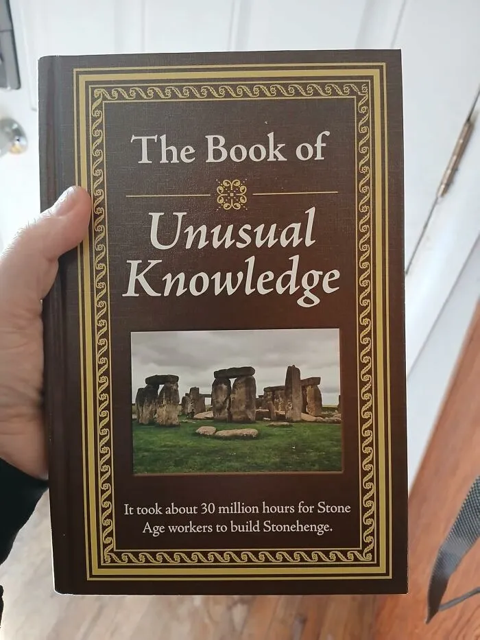 Impress Literally No One But Feel Very Smart After Reading All The Random Facts In <a Style="Display:inline;" Href="Https://Www.amazon.com/Unusual-Knowledge-Editors-Publications-International/Dp/1450845800?ie=utf8&linkcode=ll1&tag=bpgrape-20&linkid=7d0bd2409dd006a533cac8311998e947&language=en_us&ref_=as_li_ss_tl" Target="_blank"><span Style="Font: Inherit; Color: #d74b1f;"> The Book Of Unusual Knowledge </Span>