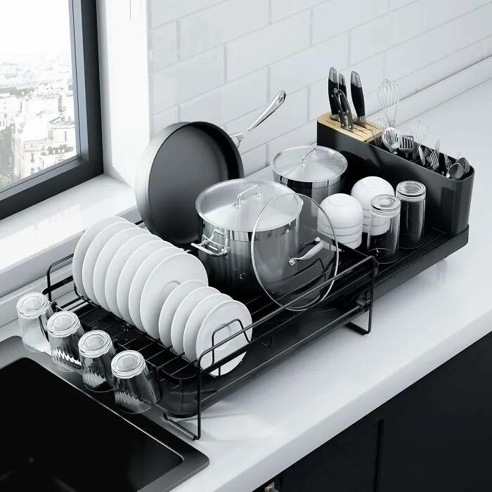 Even The Mundane Task Of Drying Dishes Gets A Refresh With <a Style="Display:inline;" Href="Https://Www.amazon.com/Kitsure-Large-Dish-Drying-Rack/Dp/B0b76dw8lq?_encoding=utf8&content-ID=amzn1.sym.0f1ddd2e-Dc49-404c-9cb8-157e3c873622&crid=2lrtv3593nehx&dib=eyj2ijoimsj9.9ky_sr3xv4musdwxjn9wq1dfekjy5geszzhf0ehefvipl771hgvqsw_rvq68lphti31xjemph7s57xa7bfvbfxlttsh2s5gmx3-Bm4swwgwdpnj_01vtowjaewplswdivdujaclfpnmqw4l_-Iod-Rmpbhp5dm5c-Gtwtufjbreumeejy6clh97hgxxy_9xatsgyslpvsf2kcdycxbyvdhwtehpowqautjphj944exnvuhgvjstsymco1bcylakxvpvyt3t9pz_wxrwpvq6cnu3aihbqi3qnlg4z1cdj2ec.wzbwthgqhiifx-2wbgiuasiaqu0oopse2h3_pv-W-_w&dib_tag=se&keywords=kitchen&pd_rd_r=36f05c70-E6b9-43e9-9556-C32a0a04d41b&pd_rd_w=euzil&pd_rd_wg=smqca&qid=1748587456&sprefix=kitchen%2ckitchen-Intl-Ship%2c202&sr=8-71&xpid=32xqzoztx10bu&th=1&linkcode=ll1&tag=bpbat-20&linkid=151c974ba5a791571f4a2c397ddea01d&language=en_us&ref_=as_li_ss_tl" Target="_blank"><span Style="Font: Inherit; Color: #d74b1f;"> This Large Dish Drying Rack</Span> That Boasts A Sleek, Modern Black Design, Making Your Sink Area Look Less 'Chore Zone' And More 'Curated Kitchen'