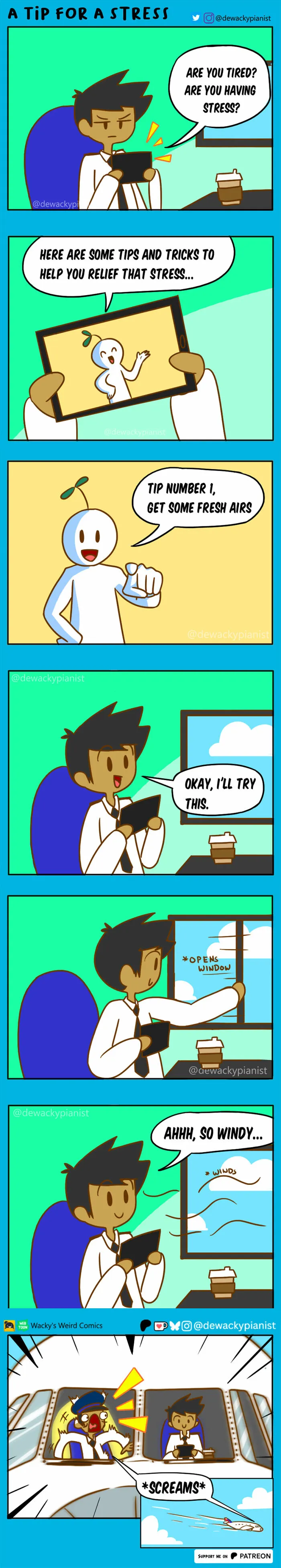 If You Like Chaotic Comedy, These 15 Comics By ‘De Wacky Pianist’ Might Be For You