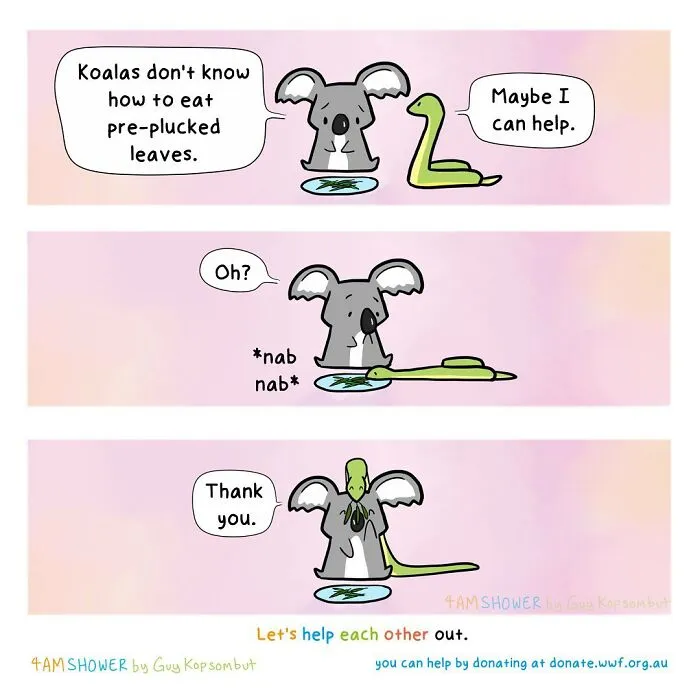 Uplifting Comics Featuring Adorable Animals By 4amShower (35 New Pics)