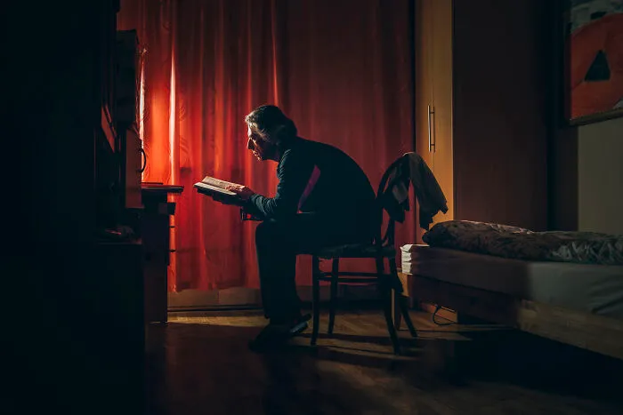 "Reading A Book." By Refat Mamutov