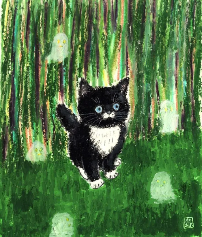 Korean Artist Started To Draw Cats 3 Years Ago, Now She Has The Most Adorable Collection (45 Pics)