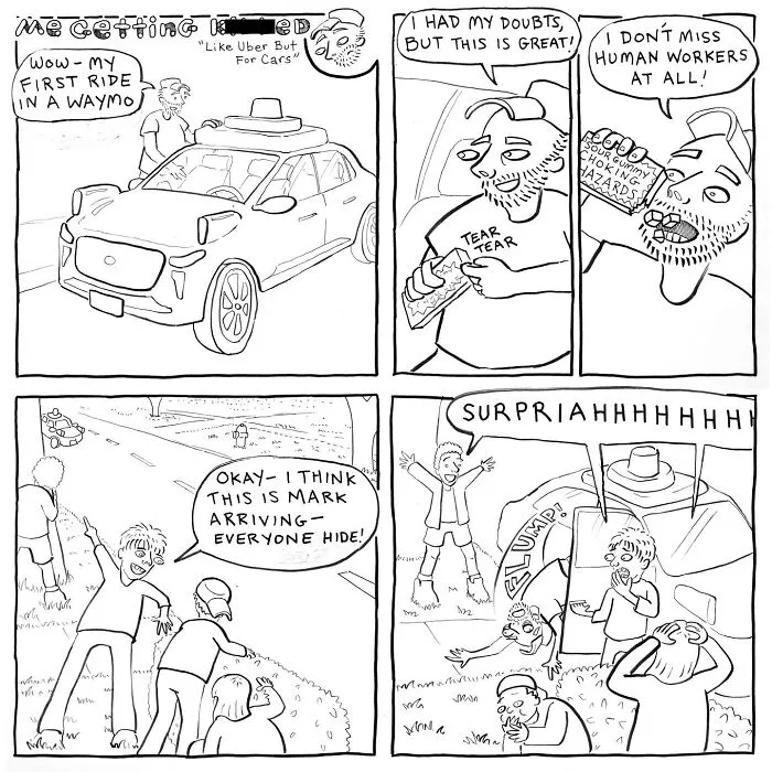 15 Darkly Funny Comics By Mark Brinker About The Many Ways Life Fights Back