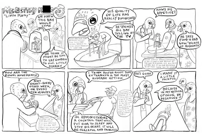 15 Darkly Funny Comics By Mark Brinker About The Many Ways Life Fights Back
