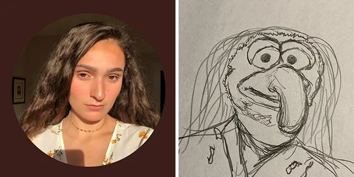 This Artist Roasts Profile Pics With Hilarious And Unflattering Cartoons (30 Pics)