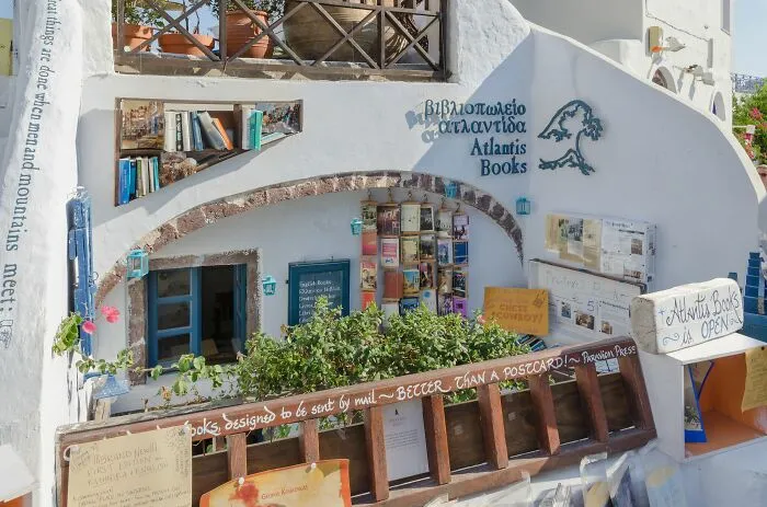 Antlantis Books, Oia, Santorini, Greece
