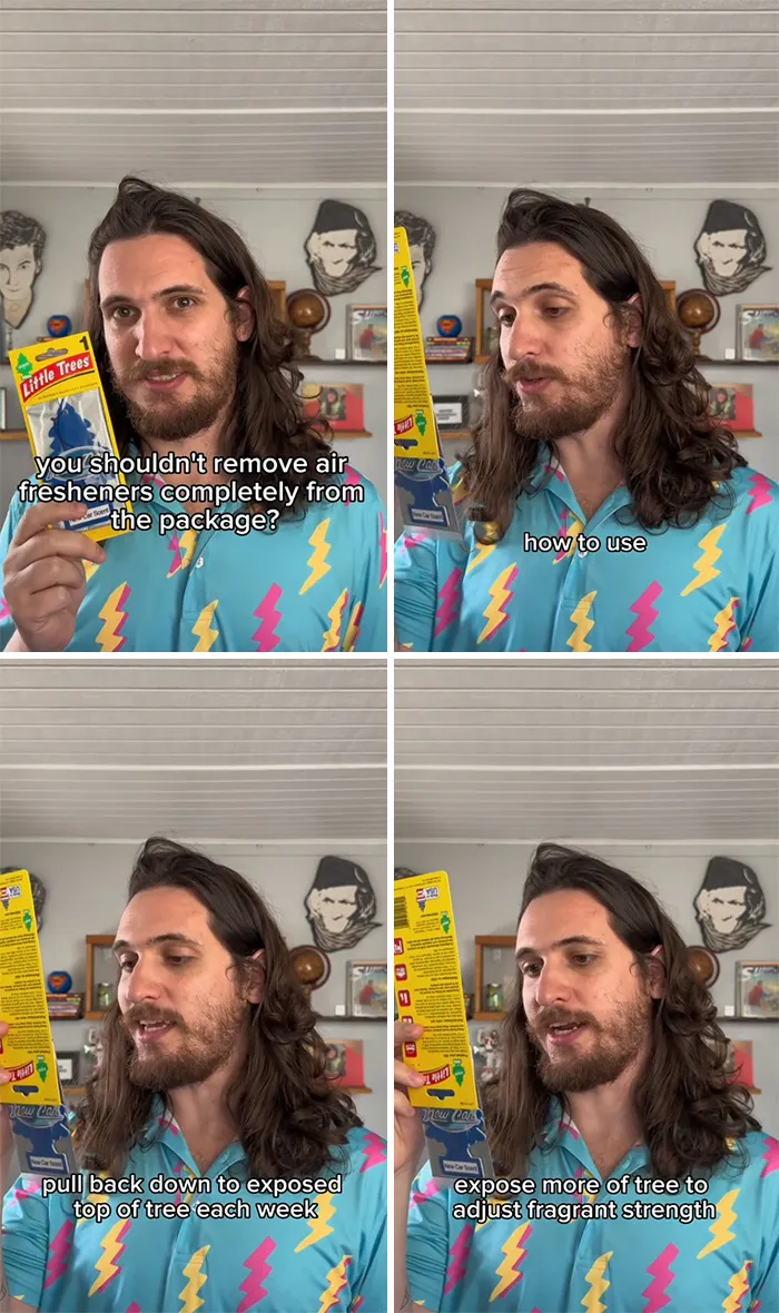You Shouldn't Remove Air Fresheners Completely From The Package