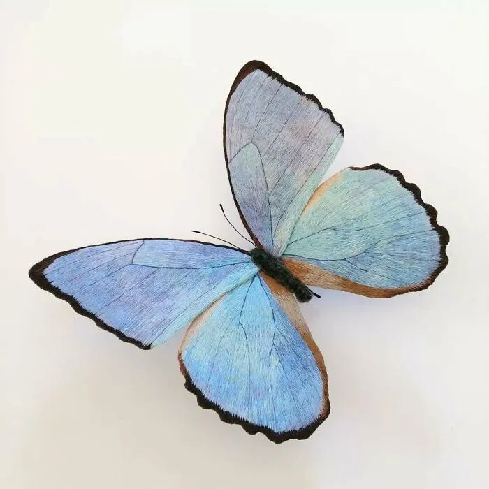 43 Incredible Hand-Sized Moths And Butterflies Made Out Of Fibers By Yumi Okita