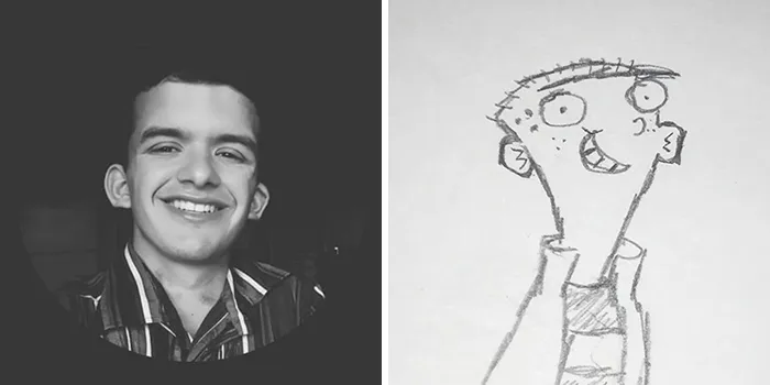 This Artist Roasts Profile Pics With Hilarious And Unflattering Cartoons (30 Pics)