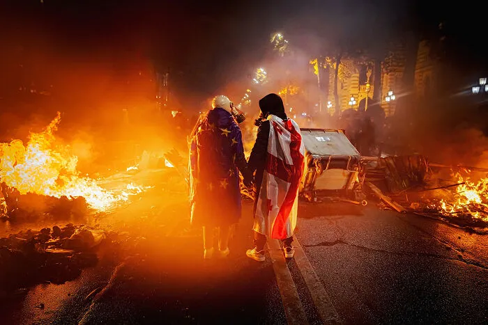 "Georgia Protests: The Early Days - United In Love" By Patrick Enssle (Germany)
