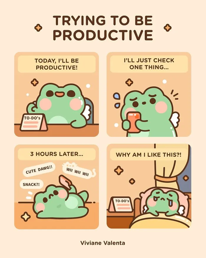 From Adorable To Relatable: 31 Illustrations Of Food Puns And Cute Frogs By Viviane Valenta