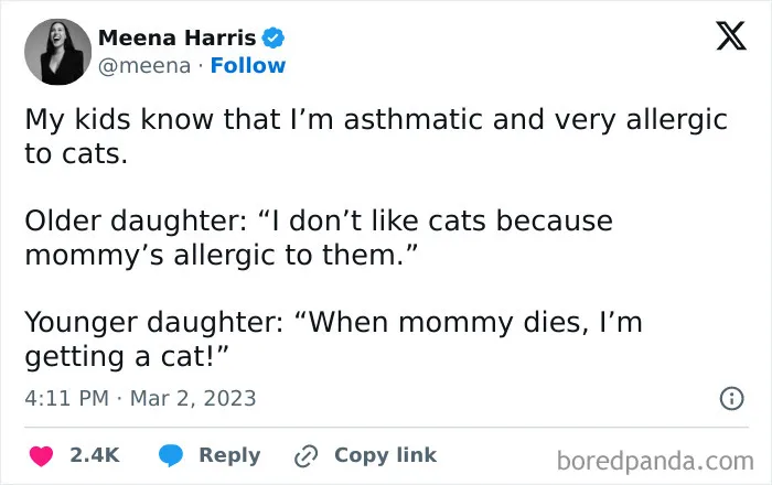 Looks Like The Younger Daughter Is Already Planning Her Inheritance