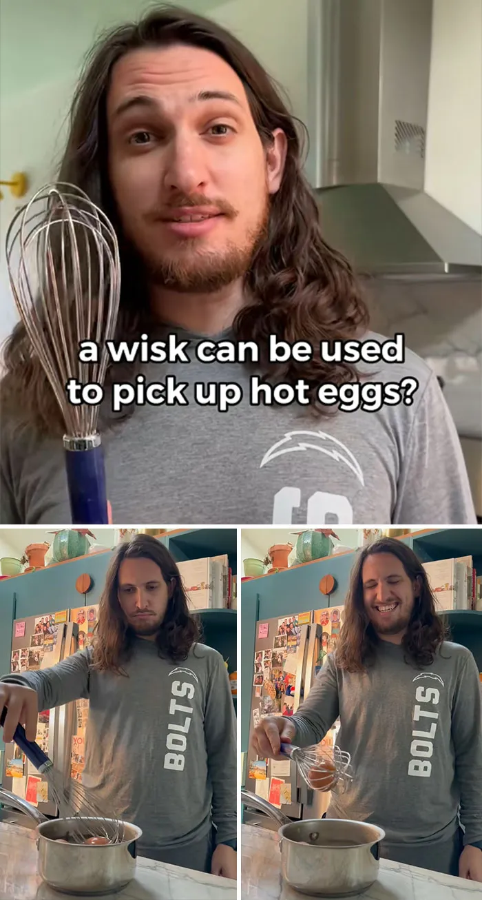 A Wisk Can Be Used To Pick Up Hot Eggs