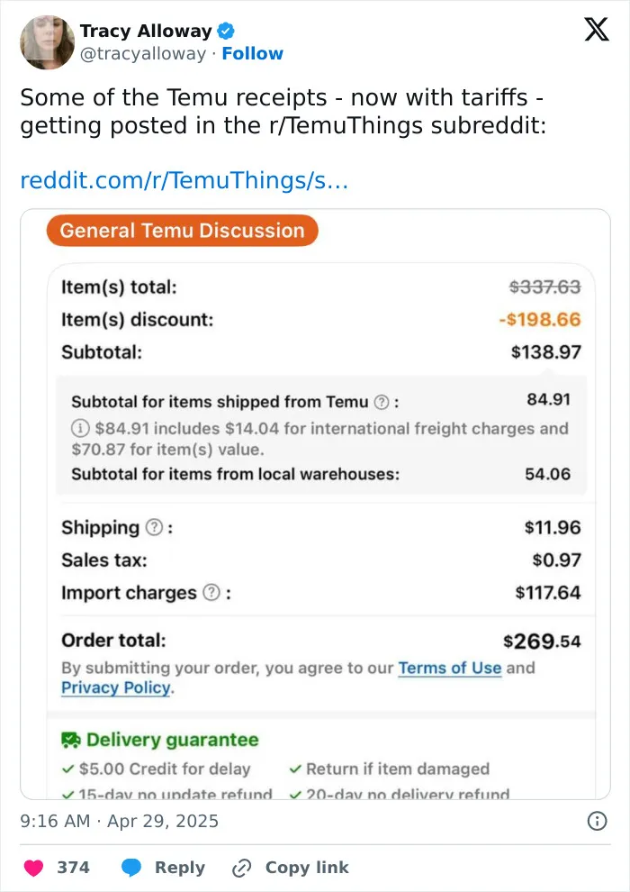 Americans Are Starting To Feel The Effects Of The New Tariffs And Share Their Infuriating Receipts
