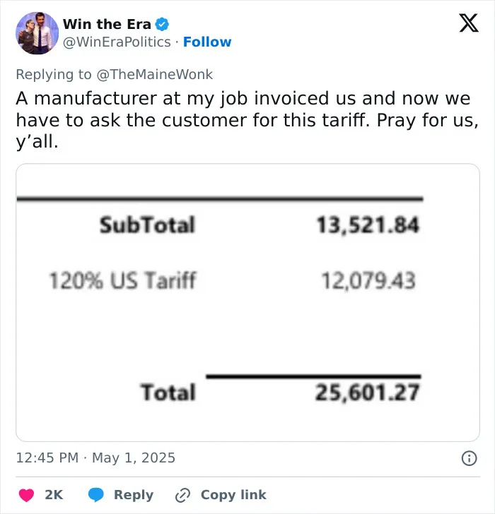 Americans Are Starting To Feel The Effects Of The New Tariffs And Share Their Infuriating Receipts