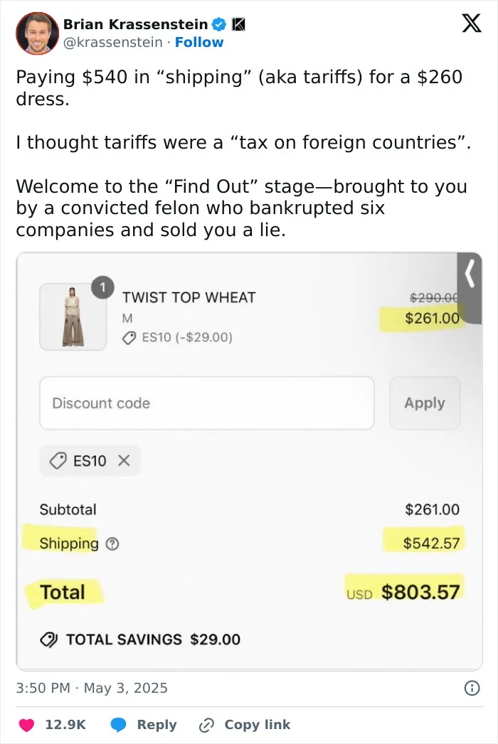 Americans Are Starting To Feel The Effects Of The New Tariffs And Share Their Infuriating Receipts