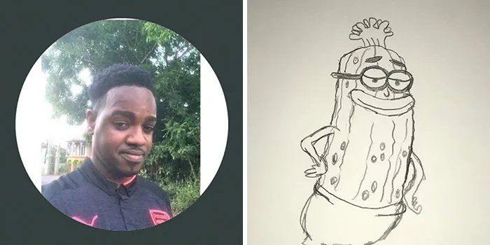 This Artist Roasts Profile Pics With Hilarious And Unflattering Cartoons (30 Pics)