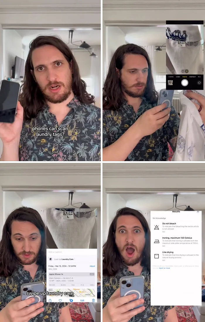 Phones Can Scan Laundry Tags