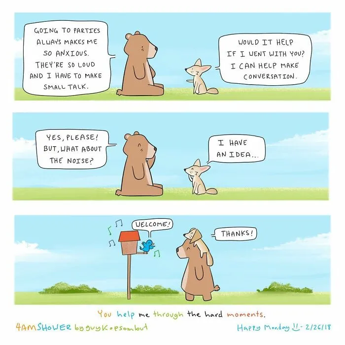 Uplifting Comics Featuring Adorable Animals By 4amShower (35 New Pics)