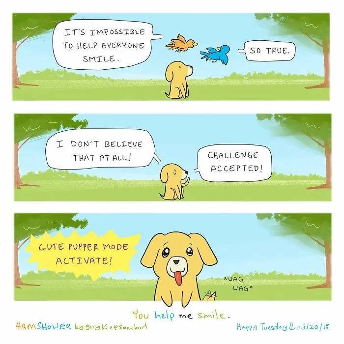 Uplifting Comics Featuring Adorable Animals By 4amShower (35 New Pics)