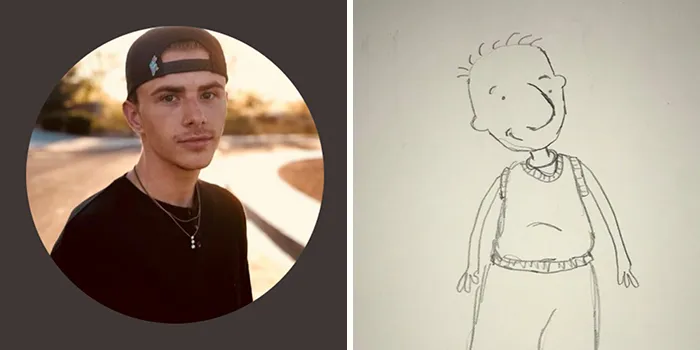 This Artist Roasts Profile Pics With Hilarious And Unflattering Cartoons (30 Pics)