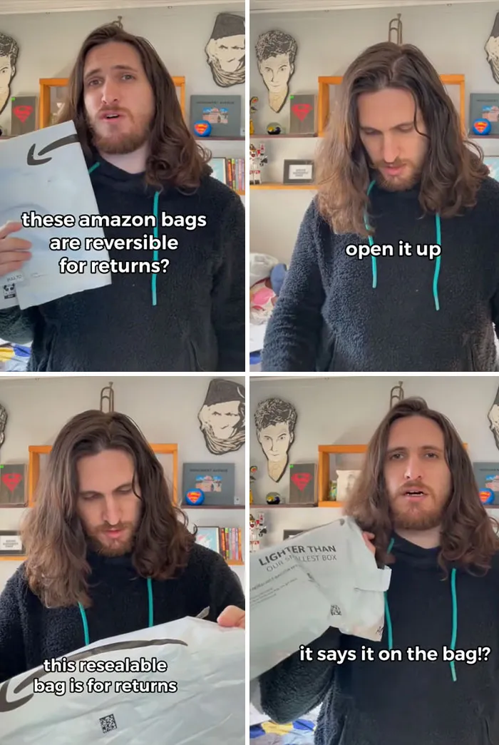 These Amazon Bags Are Reversible For Returns