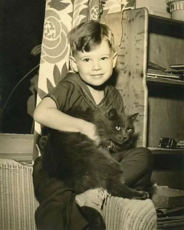 47 Adorable Vintage Photos Showcasing The Timeless Bond Between Kids And Cats, As Collected By This Page