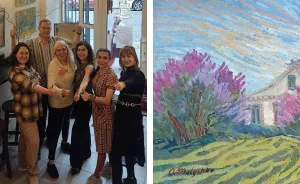 My Friends Helped Me To Create An Exhibition Of Paintings In The Frontline Zone Of Ukraine (11 Pics)