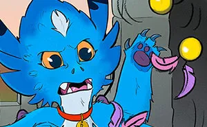 In My Latest Comic Episode, Pet Dragon Named Bash Looks For A Wealthy Owner (Part 6)