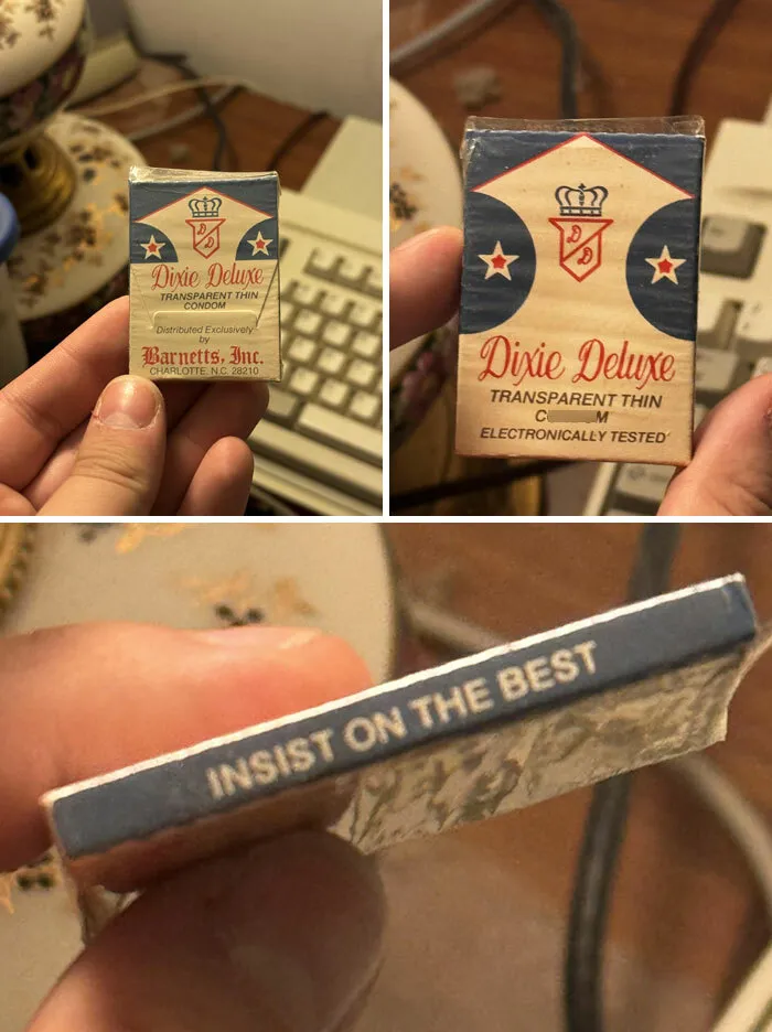 Still Wrapped 50 Year Old Condoms From Around 1971