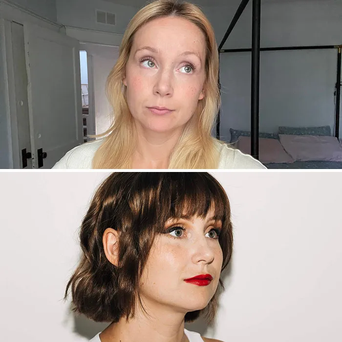 Dos mujeres mostrando pequeños cambios de apariencia que marcaron la diferencia en su estilo personal.