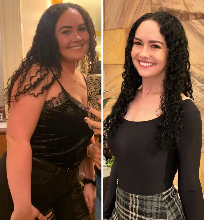 Mujer sonriente mostrando pequeños cambios de apariencia que marcaron la diferencia en su estilo y confianza personal.