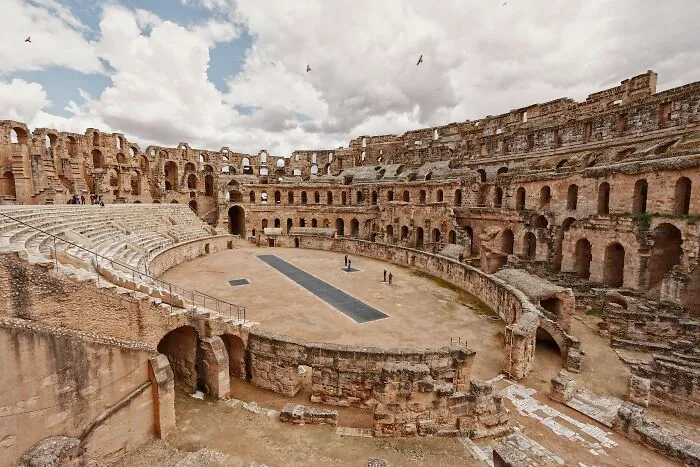 Roman Amphitheater Of El Jem, Tunisia