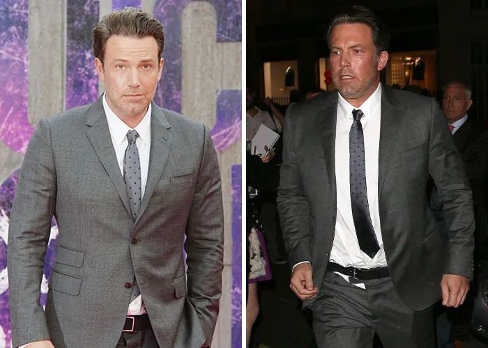 Ben Affleck forgetting how to wear a suit