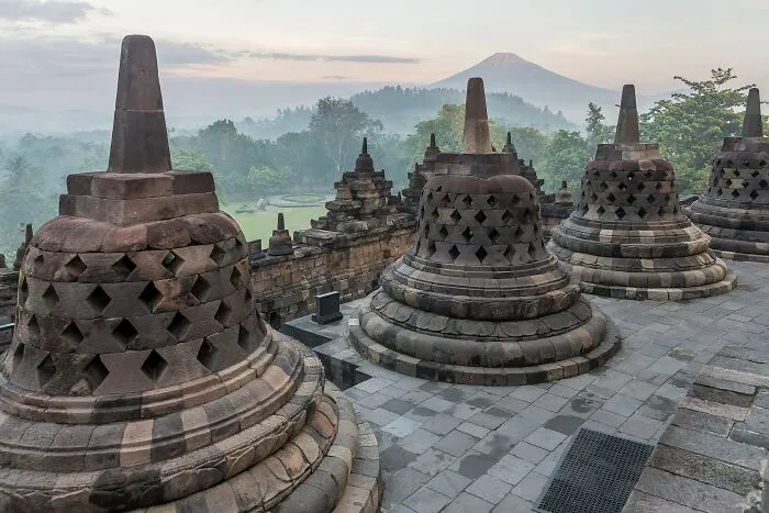 Borobudur Temple Park, Indonesia
