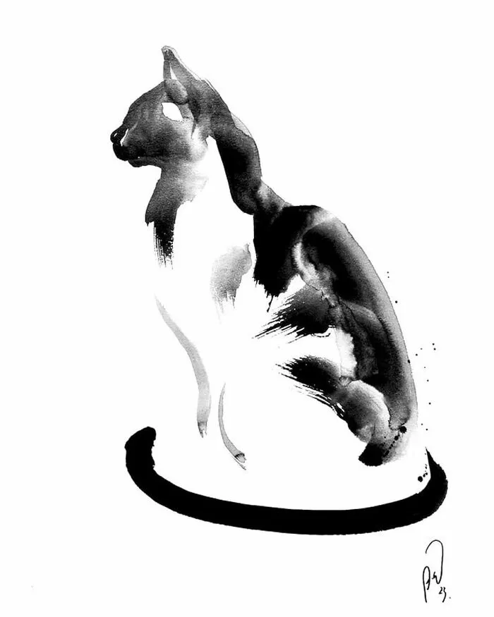 50 Purrfect Pieces Of Cat Art That Captured Our Hearts