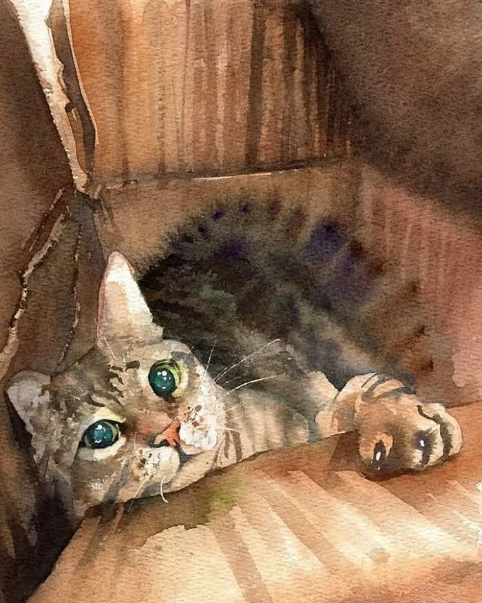 50 Purrfect Pieces Of Cat Art That Captured Our Hearts