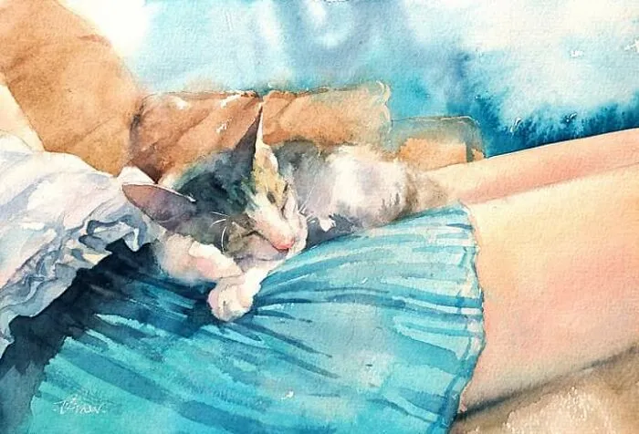 50 Purrfect Pieces Of Cat Art That Captured Our Hearts