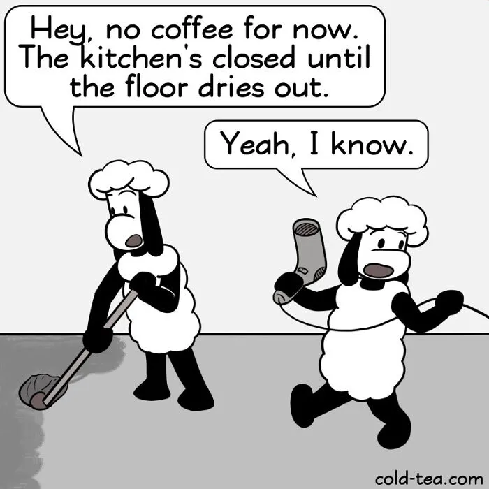 50 New Comics By Kowo That Turn Everyday Life Into Something Absurd