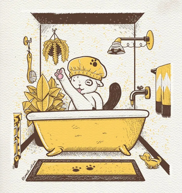 A Cat Must Maintain Its Hygiene