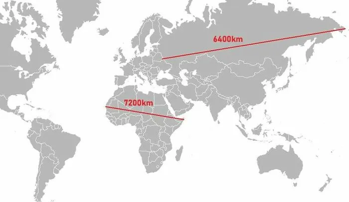 A Map Comparing Actual Distances To Their Representation On The Mercator Projection