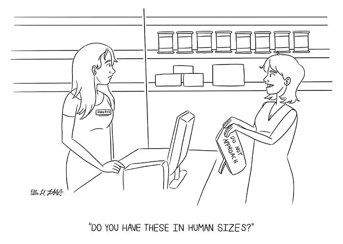 20 Brilliant One-Panel Gag Cartoons By Ellen Liebenthal That Capture Life’s Absurdity Just Right
