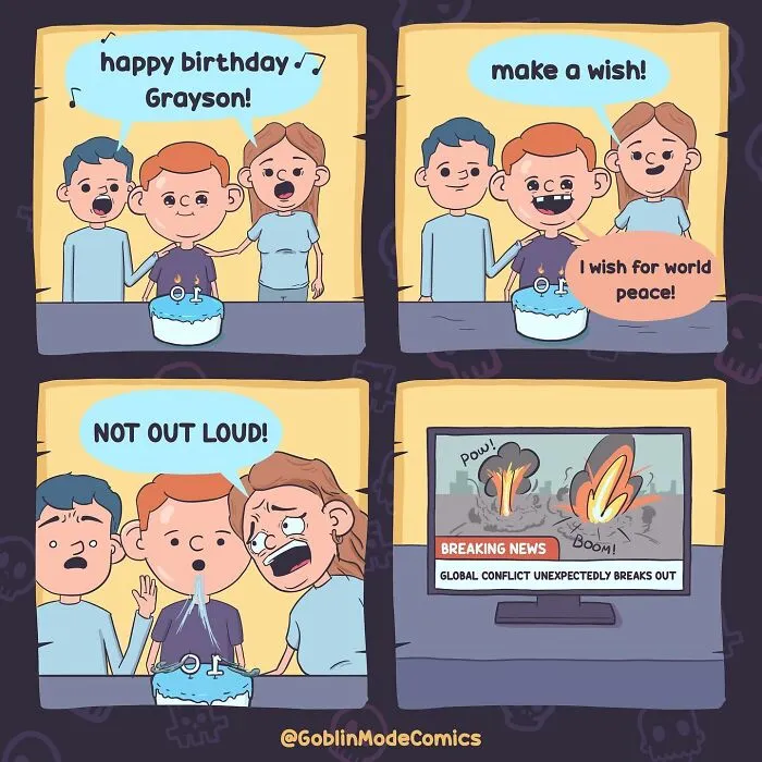 48 Darkly Hilarious And Twisted Comics By Goblin Mode Comics