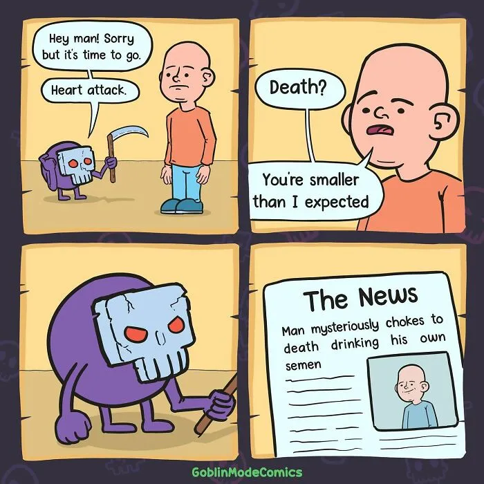 48 Darkly Hilarious And Twisted Comics By Goblin Mode Comics