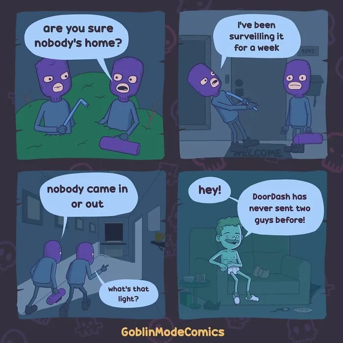 48 Darkly Hilarious And Twisted Comics By Goblin Mode Comics